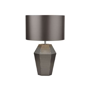 Searchlight - lampe à poser - Ø 33 x 49 cm - gris