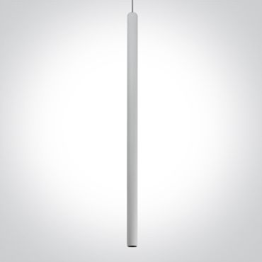 ONE Light Pendant Tubes - lampe suspendue - Ø 2,6 x 120 cm - 6W LED inclus - blanc