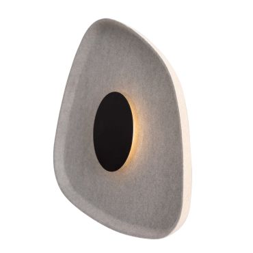 Maxlight Deux - applique - 30 x 7,5 x 40 cm - 5W LED inclus - crème et gris
