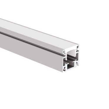 KLUS Hr-opti - profilé LED extérieur orientable - 2,8 x 2,8 cm - argent anodisé