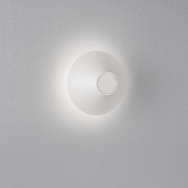 Nova Luce Alux - applique murale extérieure - Ø 16 x 11,5 cm - 11W LED inclus - IP54 - blanc sablé