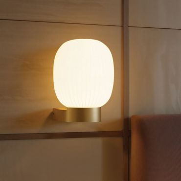 VK Lighting Pero - applique murale - Ø 14,2 x 20 x 15 cm - laiton mat