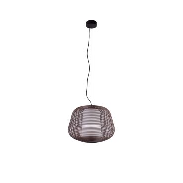 Faro Nara - lampe suspendue - Ø 46 x 35,4 cm - IP65 - brun rouillé