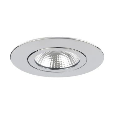 Integral LED Lux Ultra Slim - spot à encastrer - Ø 83 mm, Ø 65 mm à encastrer - LED 6,5W dimmable inclus - chrome
