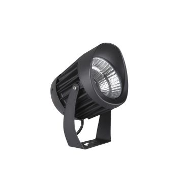 Nova Luce North - spot au sol - Ø 9 x 9,5 cm - 10W LED inclus - IP65 - noir