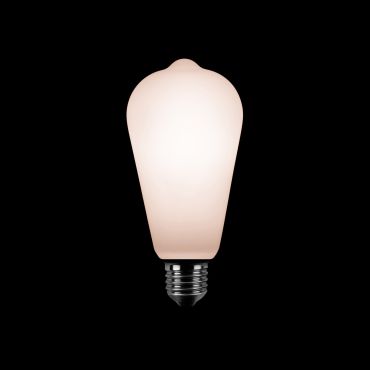 ETH Edison ST64 LED - E27 - 3 niveaux de gradation - 1W/2W/4W - 2200K - opale