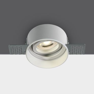 ONE Light Trimless GU10 Range - spot encastrable - Ø 75 mm, Ø 84 mm encastrable - blanc