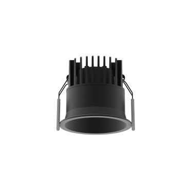 Nova Luce Blade - spot à encastrer - Ø 78 mm, Ø 72 mm à encastrer - 12W LED inclus - IP65 - noir
