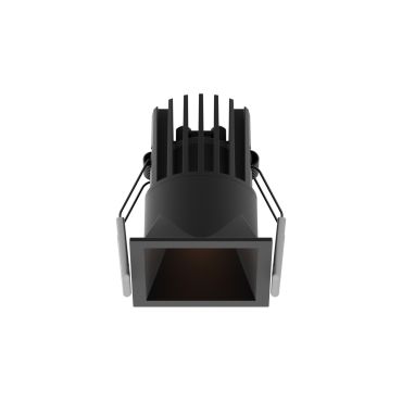 Nova Luce Bree - spot à encastrer - 56 x 56 mm, 50 x 50 mm à encastrer - 7W LED inclus - IP32 - noir