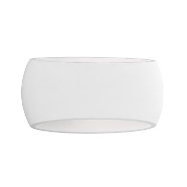 Nova Luce Otello - applique murale - 30 x 17 x 12 cm - plâtre blanc