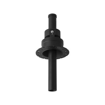 Nova Luce Ovo - spot à encastrer - Ø 26 mm, Ø 75 mm à encastrer - 9W LED inclus - noir