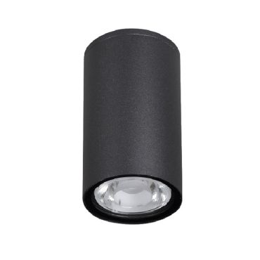 Nova Luce Ceci - plafonnier d'extérieur - Ø 5,5 x 11 cm - 3W LED inclus - IP65 - noir