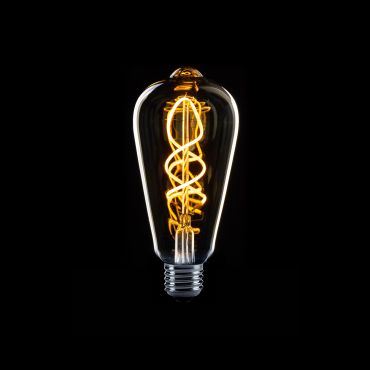 ETH Sensor LED Edison ST64 Spiral - E27 - 4W - transparent