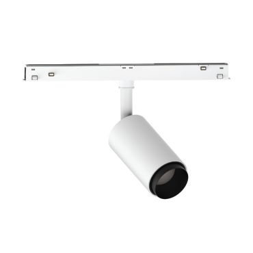 VK Lighting Eiva - système de rail magnétique - spot sur rail avec zoom - Ø 4,5 x 9 cm - 15W LED inclus - Dimmable DALI - blanc