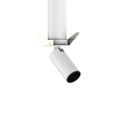 VK Lighting Coko - spot encastrable avec rosace encastrée - Ø 3,5 x 7,3 cm - Ø 60 mm taille de montage, Ø 50 mm taille d'encastrement - 6W LED incl. - blanc