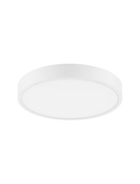 Nova Luce Perfect Profile - plafonnier télécommandé (excl.) - Ø 40 x 10 cm - 20W LED dimmable inclus - 2700K-6000K - blanc