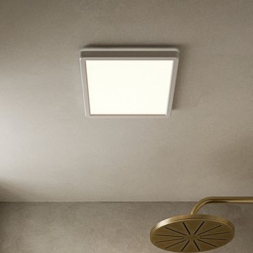 Nordlux Oja - plafonnier - 29,4 x 29,4 x 2,3 cm - 3 niveaux Moodmaker Fonction SceneSelect - 14,5W LED inclus - blanc