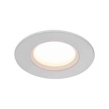 Nordlux Dorado - spot encastré - Ø 85 mm, Ø 72 mm encastré - 5,5W LED dimmable inclus - IP65 - blanc