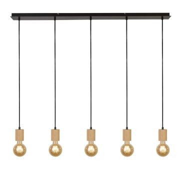 Searchlight Spinny - lampe suspendue - 115 x 152,5 cm - noir mat