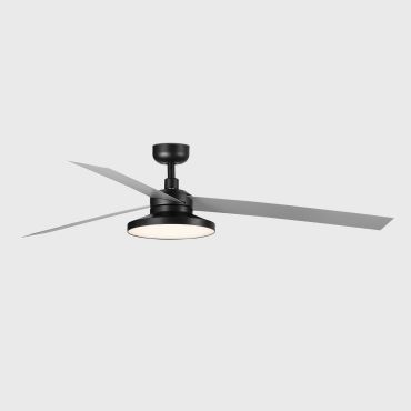 Faro Cruiser Tak 3 XL - ventilateur de plafond avec lumière - Ø 160 cm - noir mat et aluminium - 2700K