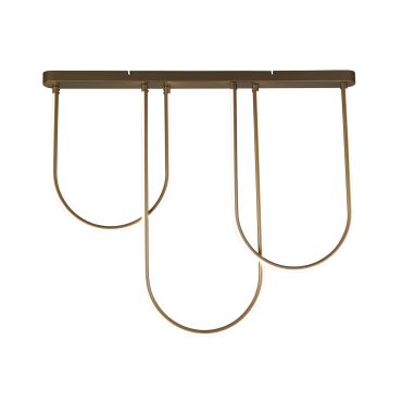 Searchlight Chime - plafonnier - 100 x 92 cm - 35W LED dimmable inclus - bronze