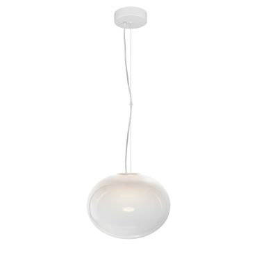 VK Lighting Iori - lampe suspendue - Ø 30 x 133 cm - 8W LED inclus -  blanc