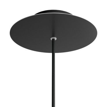 Creative Cables - Rose-One Rosace de plafond ronde pour 1 point lumineux - Ø 20 x 3,5 cm - noir