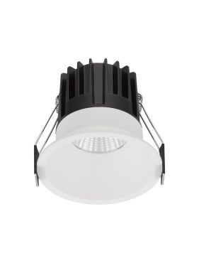Nova Luce Luela - spot encastré - Ø 85 mm - taille d'encastrement 75 mm - 13W LED inclus - blanc - 3000K