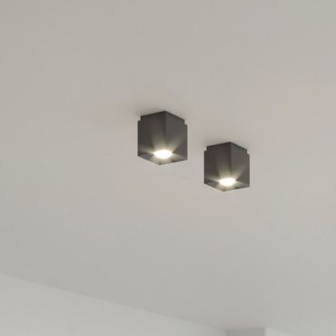 Nordlux Ethan - spot en saillie - 10,5 x 10,5 x 12 cm - noir