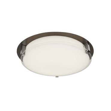 Searchlight Edinburgh - plafonnier - Ø 36 x 8 cm - 18W LED inclus - brun