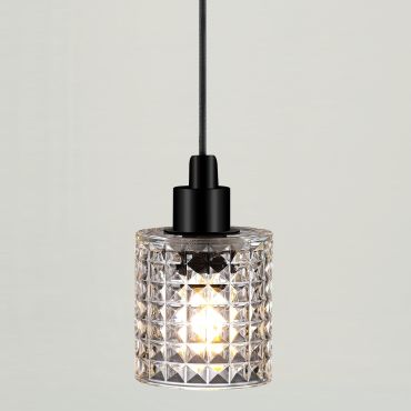 Nordlux Hollywood - lampe suspendue - Ø 10,8 x 317,7 cm - transparent