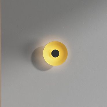 VK Lighting Elise - applique et plafonnier - Ø 25 x 7,9 cm - 10W LED inclus - noir et or champagne