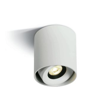 ONE Light Adjustable COB Cylinders - spot en saillie 1L - Ø 8 x 10 cm - 8W LED dimmable inclus - blanc