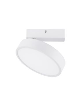 Nova Luce Perfect Profile - plafonnier - Ø 20 x 9,5 cm - 20W LED dimmable inclus - blanc