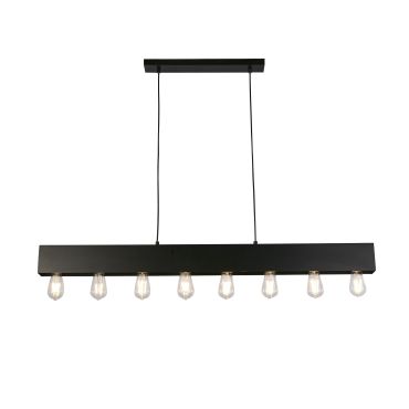 Searchlight Piano - lampe suspendue - 118 x 120 cm - noir mat