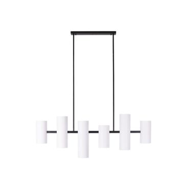 Maxlight Laxer - lampe suspendue - 128 x 142 cm - noir et blanc
