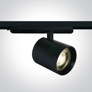 ONE Light COB Shop Range - spot sur rail - Ø 10 x 10 cm - DALI - 35W LED dimmable inclus - noir - couleur de lumière blanc chaud