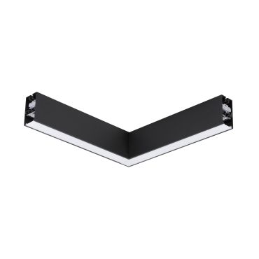 Nova Luce Dido - profilé d'éclairage linéaire - 34,5 x 3,8 x 7 cm - 20W LED inclus - noir - couleur de lumière blanche