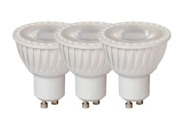 Lucide Spots LED (lot de 3) - Ø 5 x 5,3 cm - GU10 - 5W dimmable - 3000K - blanc