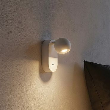 VK Lighting Aira - applique murale - Ø 6,5 x 13 cm - 5,6W LED inclus - blanc