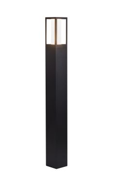 Searchlight Avenue - lampe de jardin - 7,5 x 7,5 x 73 cm - IP44 - noir