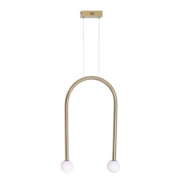 Maxlight Enigma - lampe suspendue - 40 x 180 cm - 2 x 2W LED inclus - or