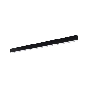 Nova Luce Gent - profilé lumineux linéaire - 120 x 3,8 x 7 cm - 40W LED inclus - noir - couleur de lumière blanche