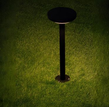Nova Luce Nitro - lampe de jardin - Ø 15 x 43,7 cm - 12W LED inclus - IP65 - noir sablé