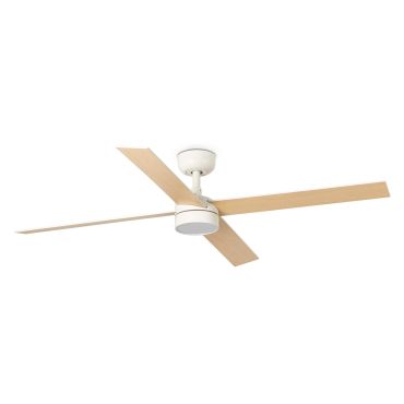 Faro Rudder L - ventilateur de plafond avec lumière - Ø 132 cm - blanc mat