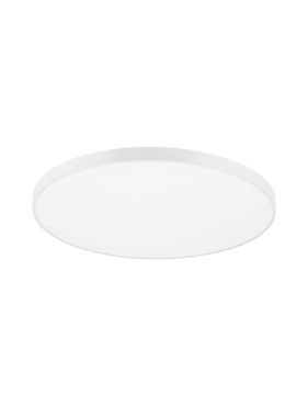 Nova Luce Perfect Profile - plafonnier télécommandé - Ø 100 x 10 cm - 120W LED dimmable inclus - 2700K-6000K - blanc
