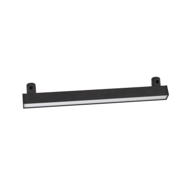 Nova Luce Nox - point lumineux système de rail magnétique - 45,4 x 7,4 cm - 15W LED inclus - noir sable