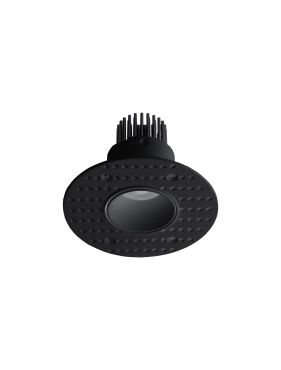 Nova Luce Selene - spot encastré - Ø 38 mm - taille d'encastrement 50mm - 5W LED inclus - noir
