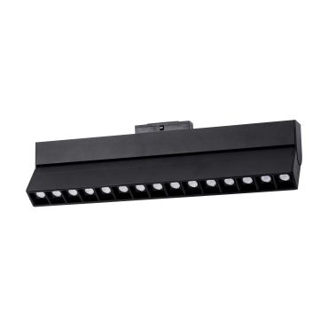 Nova Luce Este - luminaire pour système de profilés magnétiques - 40,7 x 3,4 x 11,6 cm - 22W LED inclus - noir - couleur de lumière blanche
