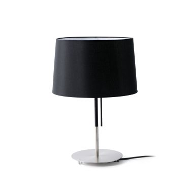 Faro Volta - lampe à poser - Ø 31 x 19,5 cm - nickel et noir